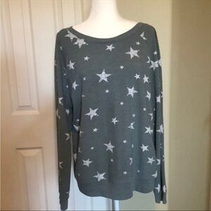 Grayson Threads Oversized Star Pullover Sweater